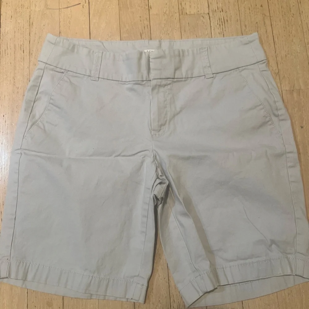 J. Crew Women's Size 6 Light Gray Cotton Stretch Chino 5
